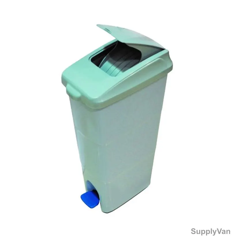 Double Class Feminine Hygiene Garbage Bin With Pedal, GC45-18, Plastic, 18 Ltrs, Blue