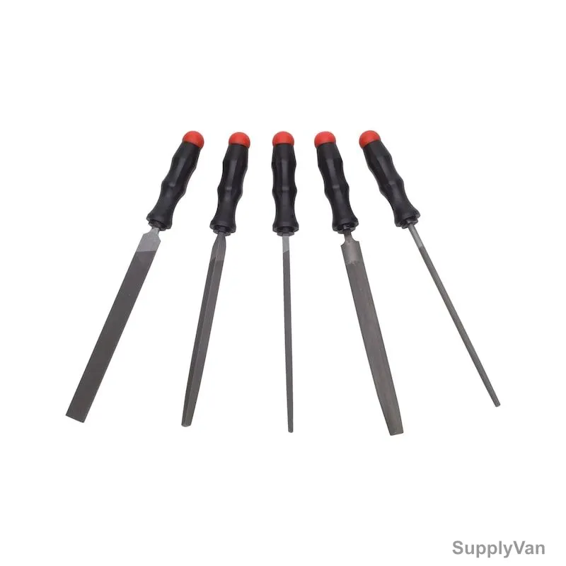 Wurth Workshop File Set, Cut 2, 5 Pcs/Set