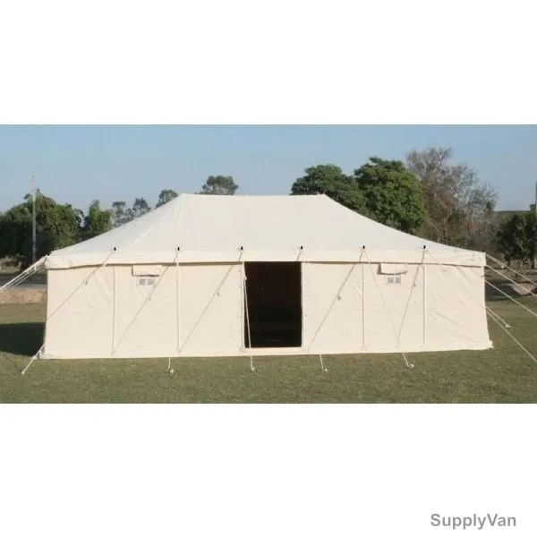 Arabic Deluxe Tent, AMT-123, Iron Stick, 8 x 5 Yards, White