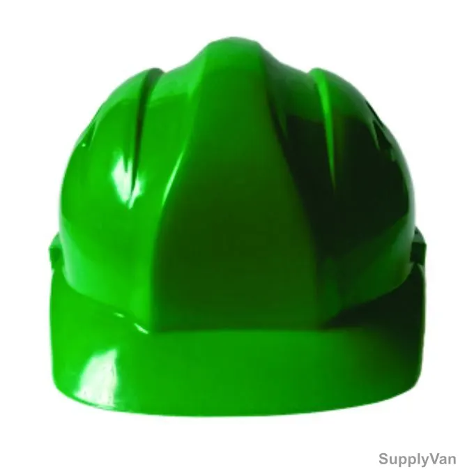 Vaultex Safety Helmet With Pinlock Textile Suspension, VHT, Green — image 1