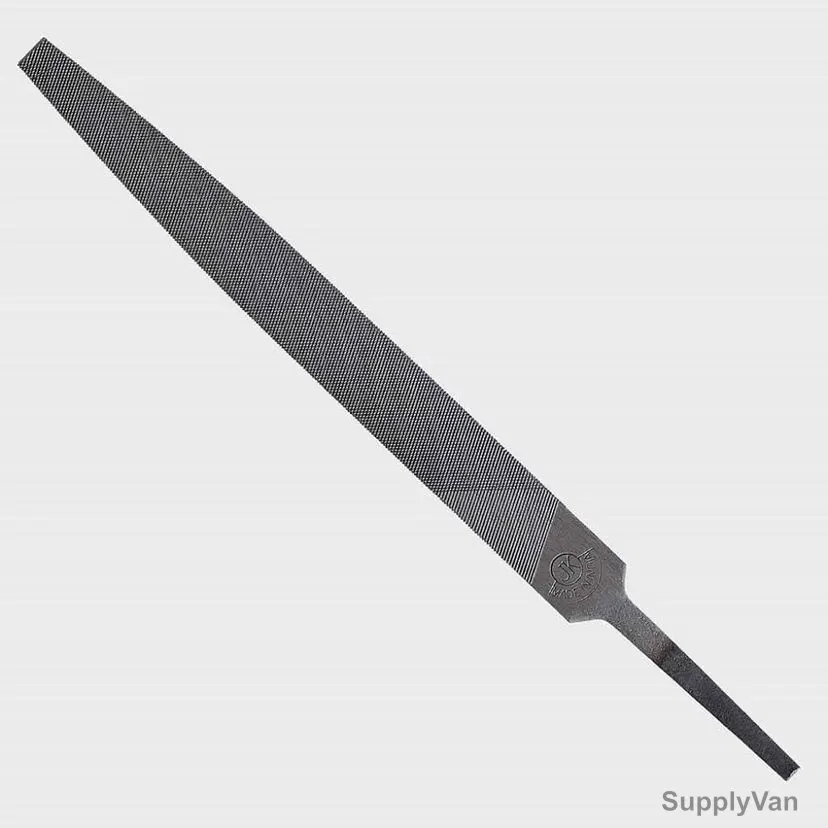 Hindustan Flat File, Carbon Steel, 10 Inch Length