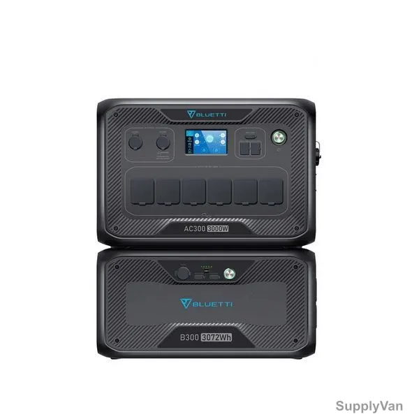 Bluetti Home Battery Backup Kit, AC300+B300, 3000W