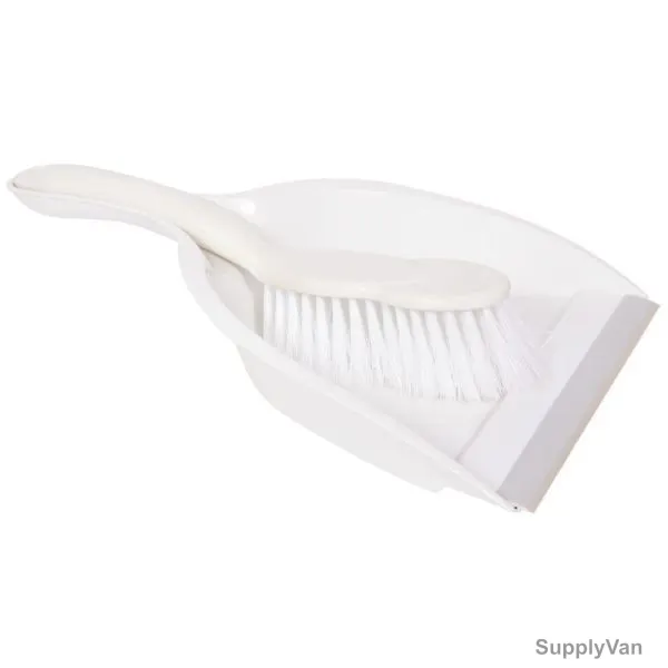 Moonlight Dust Pan Set, 55132, 35CM, White