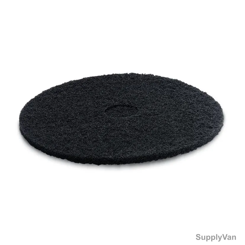 Karcher Hard Floor Cleaning Pad, 63694730, 432MM Dia, Black, 5 Pcs/Pack