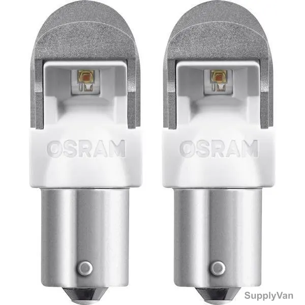 Osram LEDriving Retrofit LED Indicator Light, 7557YE-02B, BAU15s, 12V, 2W, 2 Pcs/Pack — image 1