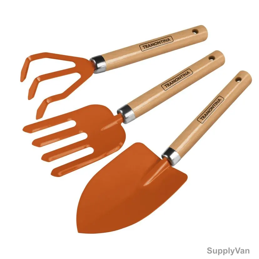 Tramontina Garden Tool Set, 78100801, Orange, 3 Pcs/Set — image 1