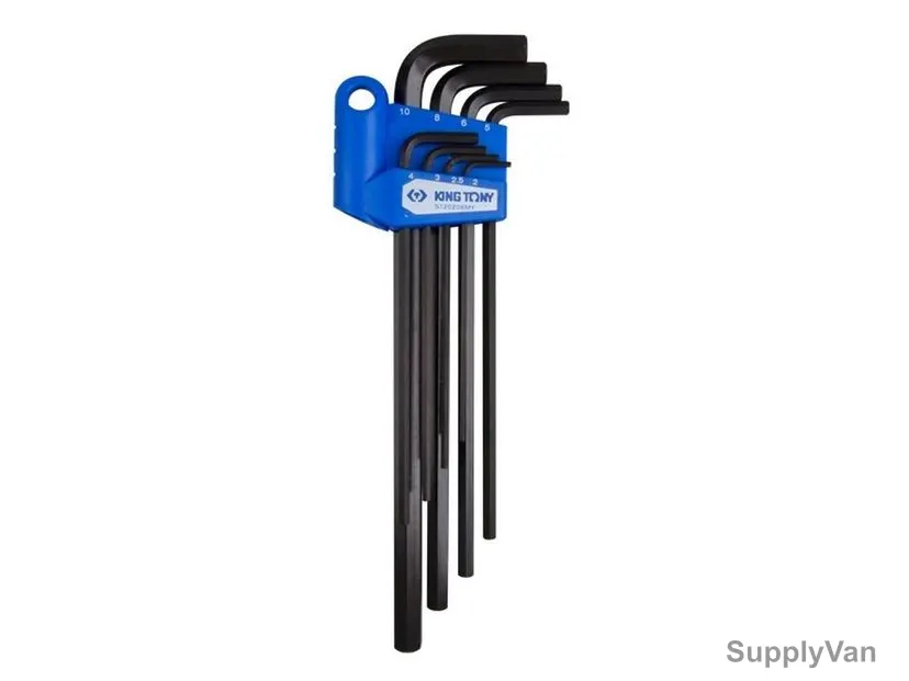 Kingtony Hex Key Set, ST20208MY, 2-10MM, XL, 8 Pcs/Set
