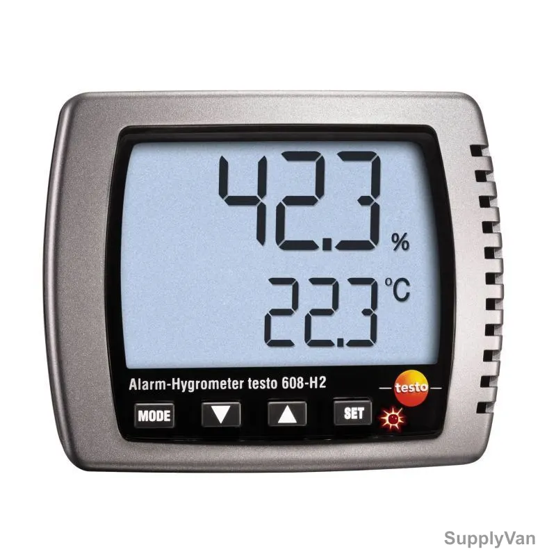 Testo Thermo Hygrometer, 608-H2, -10 to 70 Deg.C