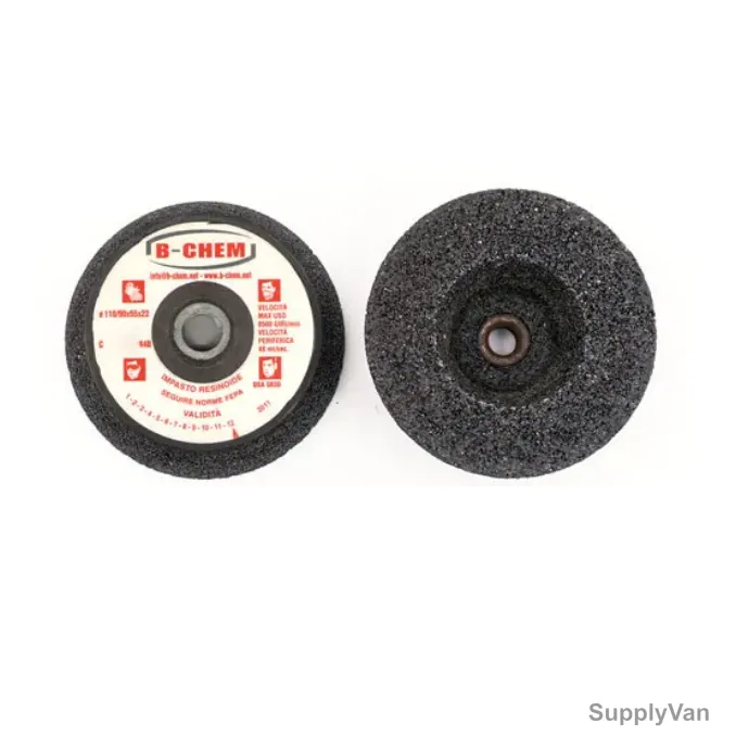 B-Chem Carborundum Cup Wheel, M14, 22MM, 80 Grit