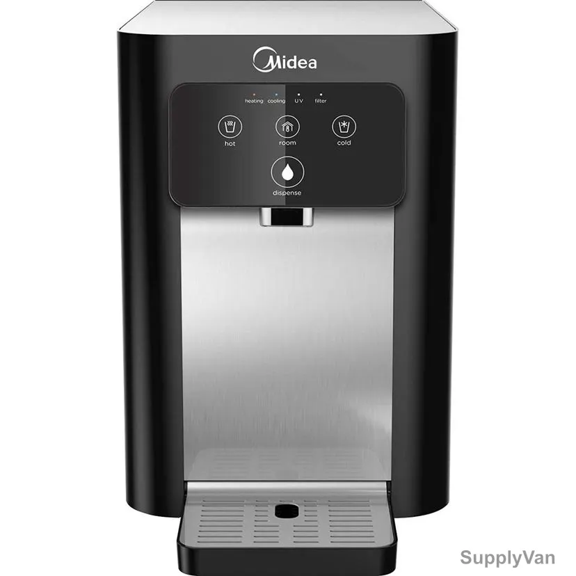 Midea Table Top Water Purifier, JL1940T, 550W, RO+UV Purification, Black