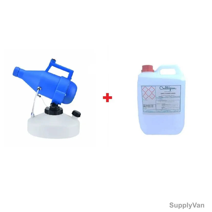 Easy Power Disinfectant Spray Machine With Culligan Disinfectant Solution, EP-12300+45H25, Combo Offer