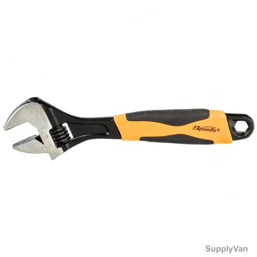 Sparta Adjustable Wrench, 15543, 30MM Jaw Capacity, 250MM Length — image 1