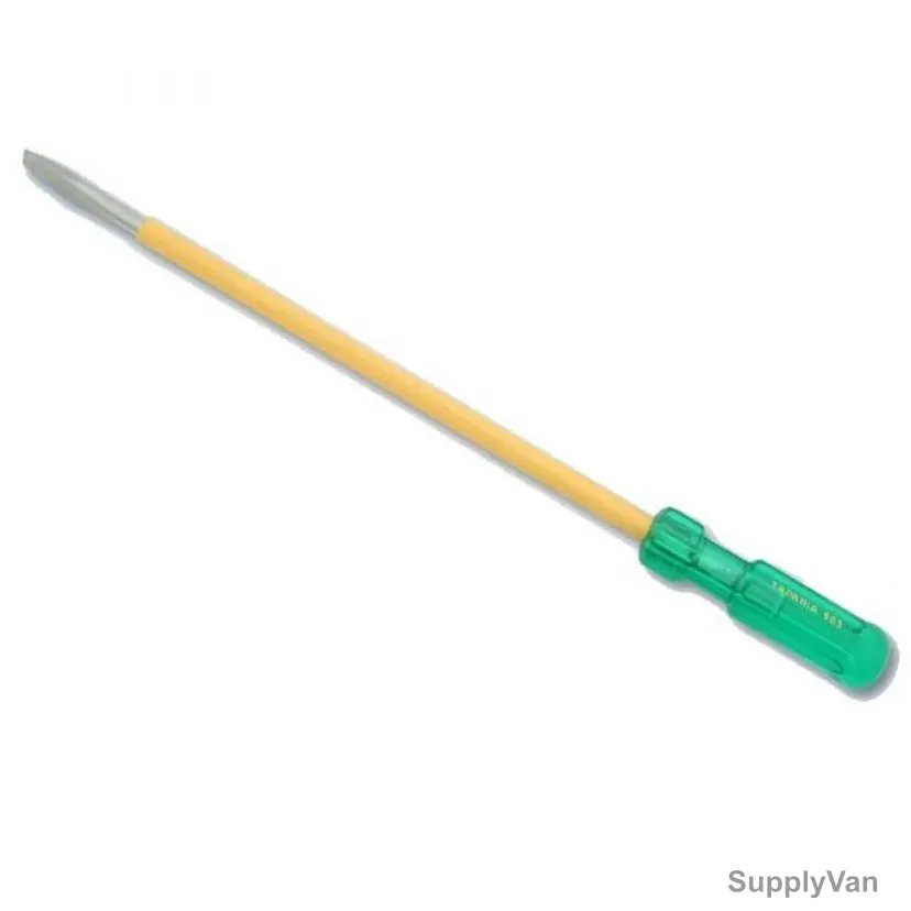 Taparia Insulated Screwdriver, 938-I, 0.8MM Tip Size x 250MM Blade Length