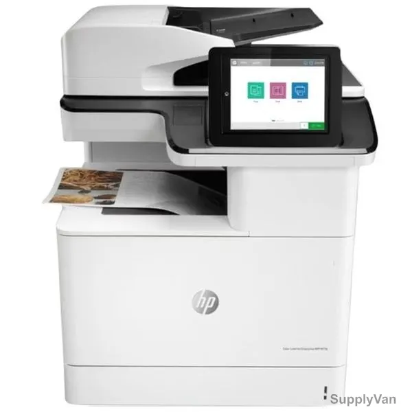HP LaserJet Color Printer, MFP-M776dn, 1200 x 1200 DPI, 650 Sheets, White — image 1