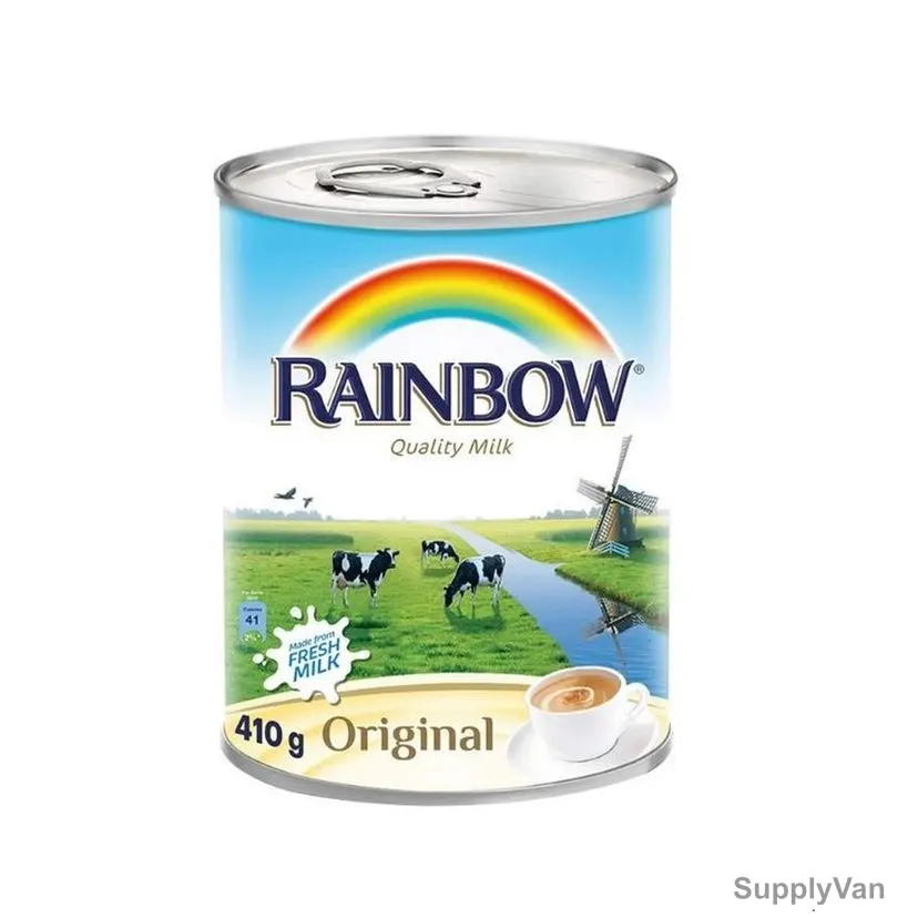 Rainbow Original Milk Can, 410GM, 48 Pcs/Pack