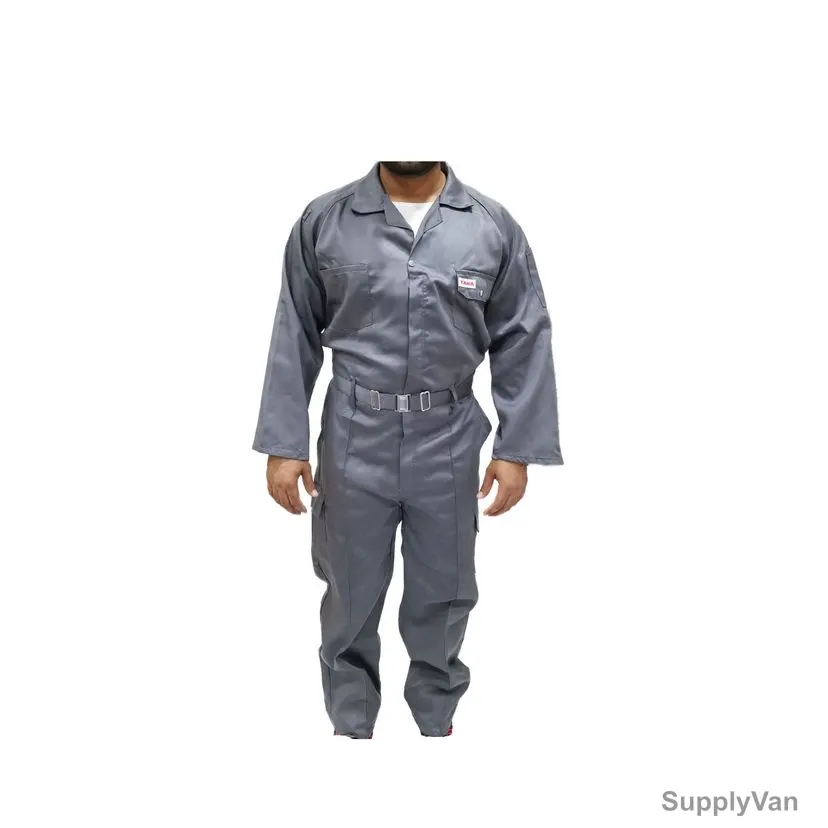 Taha Safety Coverall, Grey, 2XL