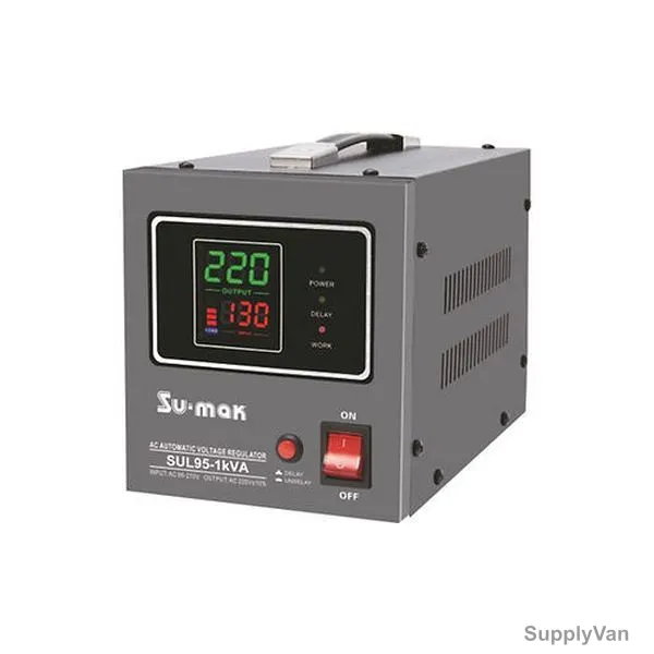 Su-mak AC Automatic Voltage Regulator, SUL95, 1 kVA, 1 Phase