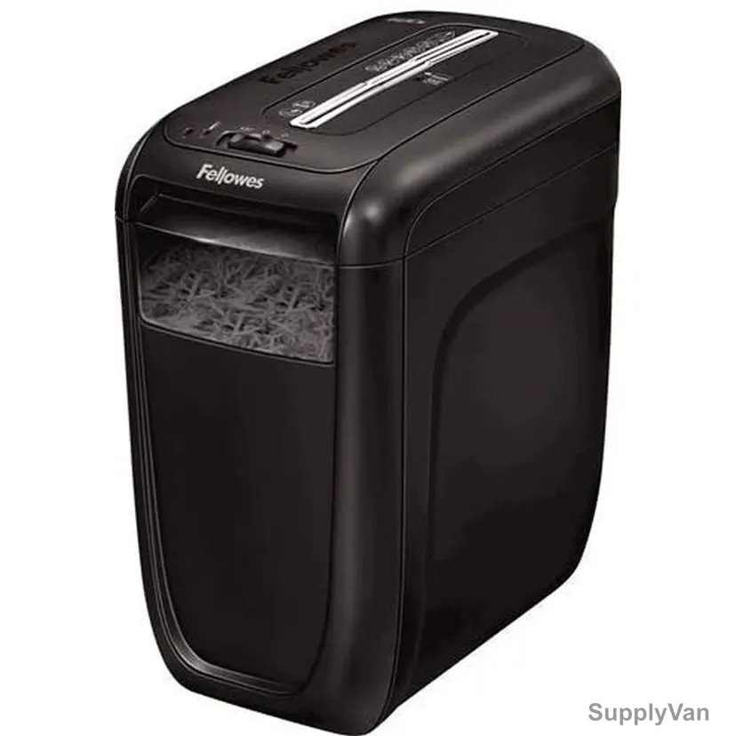 Fellowes Paper Shredder, 60CS, Powershred, Cross-Cut, 10 Sheets, Black