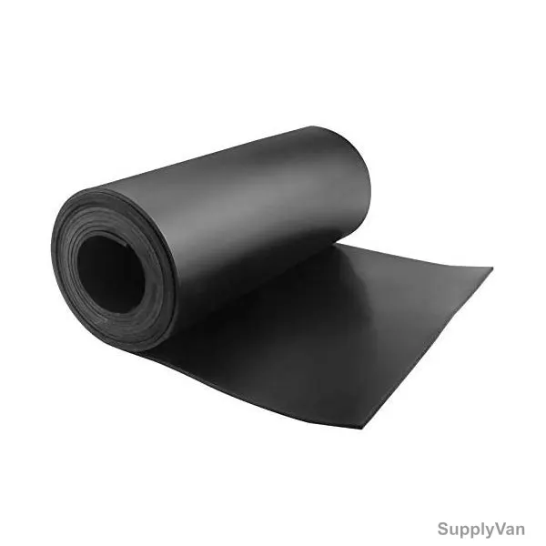Self Adhesive Rubber Sheet Roll, 25MM Thk, 1 Mtr Width x 8 Mtrs Length, Black