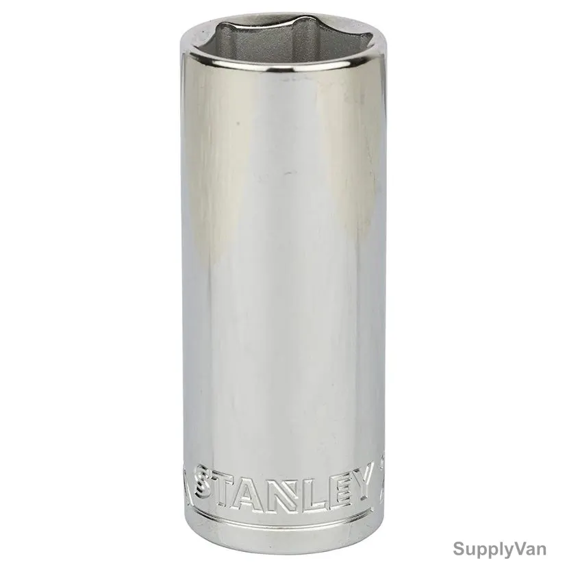 Stanley 6 Point Deep Socket, STMT73337-8B, 1/2 Inch Drive, 24MM