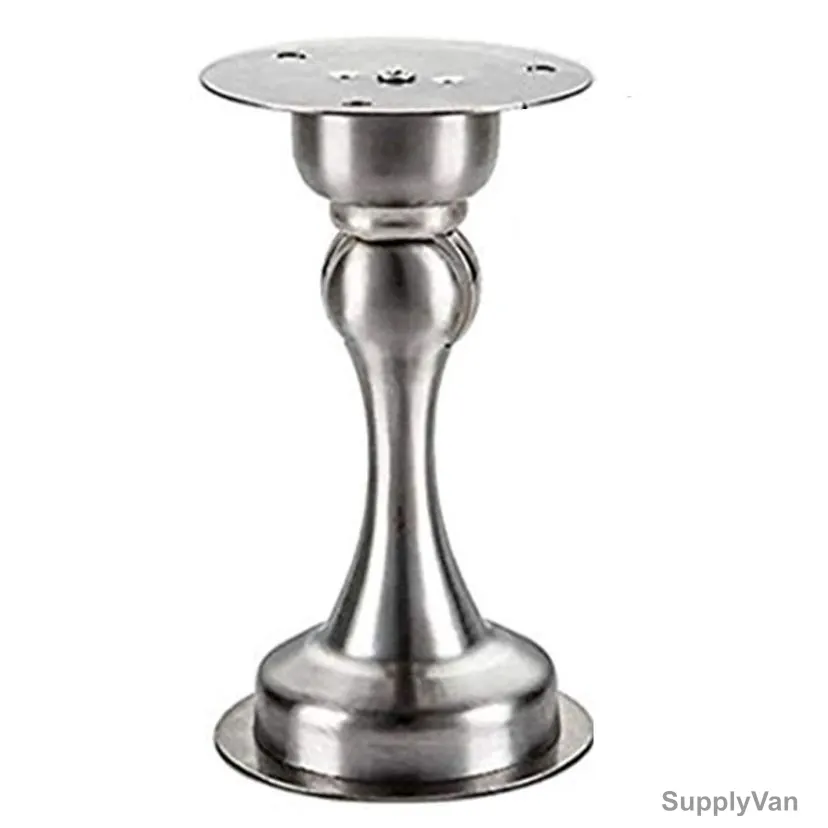 Magnetic Door Stopper and Holder, Stainless Steel, Silver — image 1