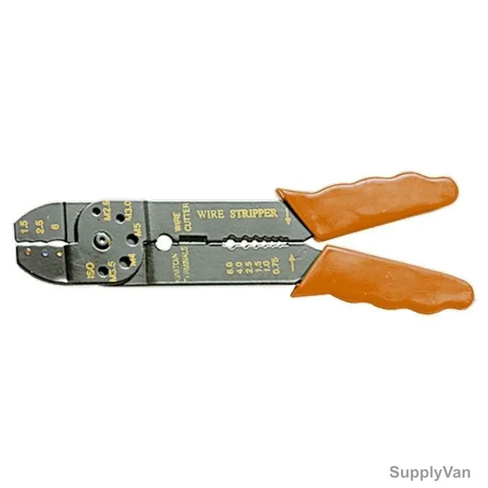 Sparta Wire Stripping and Crimping Tool, 177505, Plastic/Metal, 210MM