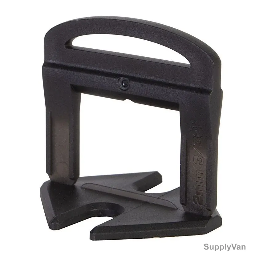 Rubi Delta Levelling System Clip, 2853, Polypropylene, 2MM Joint Width, 3-12MM Joint Thk, 200 Pcs/Pack — image 1