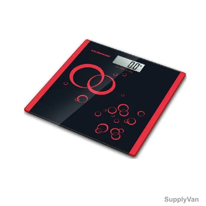 Olsenmark Personal Scale, OMBS2256, Digital, 180Kg, Black
