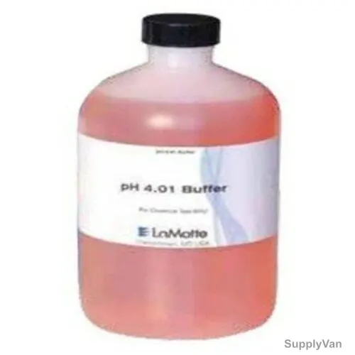 Lamotte pH Buffer Solution, 3771-L, 4.01 pH, Clear Red, 500 ML
