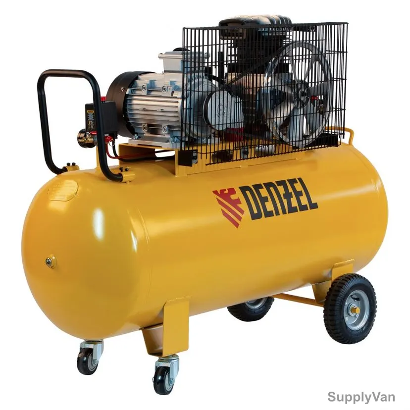 Denzel Belt-Driven Air Compressor, BCI3000-T/200, 3 kW, 200 Ltrs, 10 Bar, 530 L/Min — image 1
