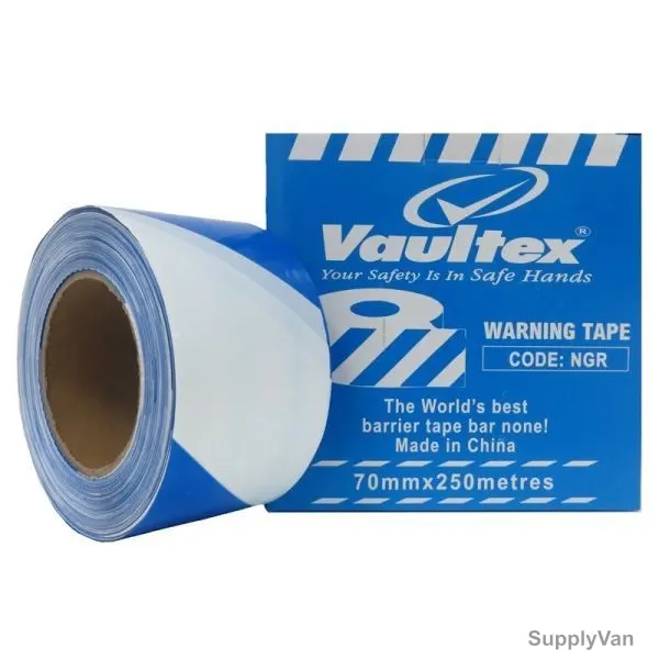 Vaultex Warning Tape, NGR, 70MMx250 Mtrs