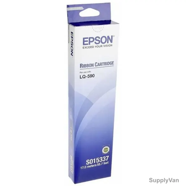 Epson Ribbon Cartridge, LQ-590, Black — image 1