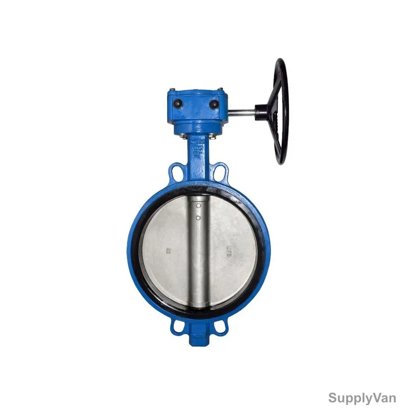 Hattersley Semi-Lugged Wafer Pattern Gearbox Operated Butterfly Valve, 3850G, Ductile Iron, 350MM
