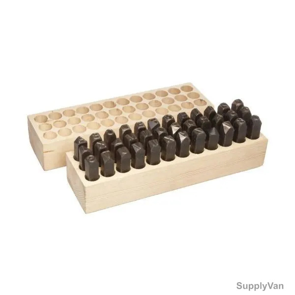 Young Bros Combination Letter and Number Set, 09362, 1/2 Inch, 36PCS
