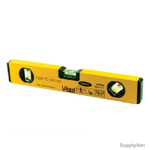 Uken Magnetic Spirit Level, U6524M, 24 Inch, 0.5 mm/m