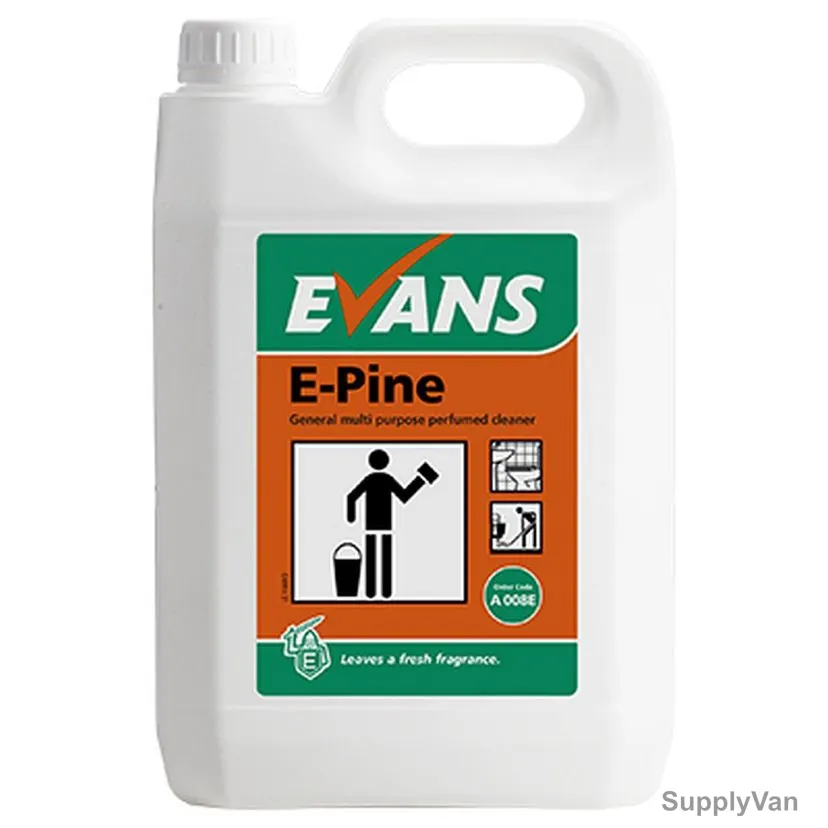 Evans E-Pine Multi-Purpose Perfumed Cleaner, 5 Ltrs, 2 Pcs/Pack