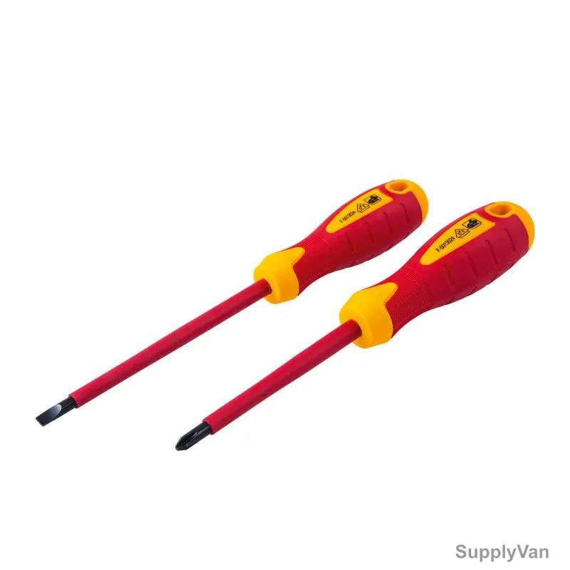 Beorol Screwdriver Set, OSETE2, VDE Insulated, Red/Yellow, 2 Pcs/Set — image 1