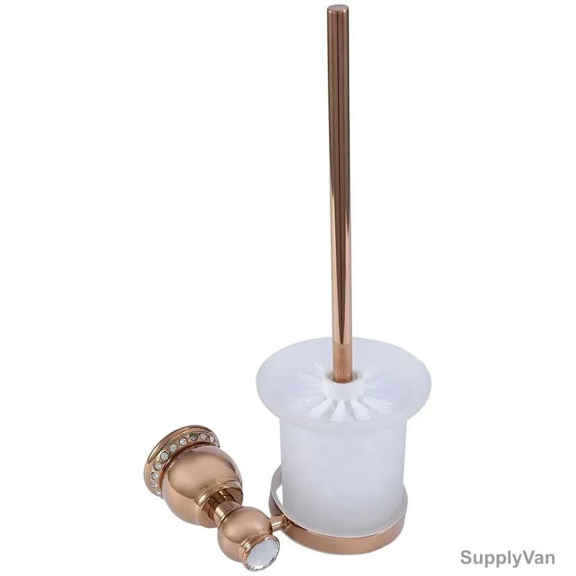 Hayta Toilet Brush Holder, 1450716, Brown Colour, Brass — image 1