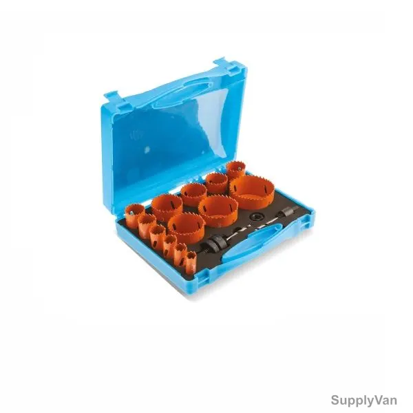 Clarke Hole Saw Set, HSS16-76C, 16-76MM, 16 Pcs/Set