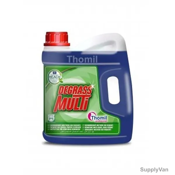 Thomil Multi Frequent-Use General Purpose Degreaser, LSDE047, Pine Scented, 4 Litre, Blue, PK4