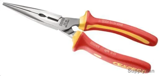 Expert Insulated Half Round Straight Nose Plier, E050409, 200MM