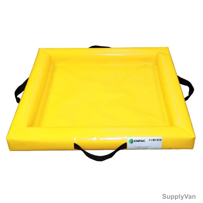 Enpac Duck Pond Mini Spill Berm, 5624-YE, PVC, 20 Gallons, Yellow