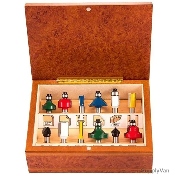 Makita Router Bit Set, A-87921, 6MM, 12PCS