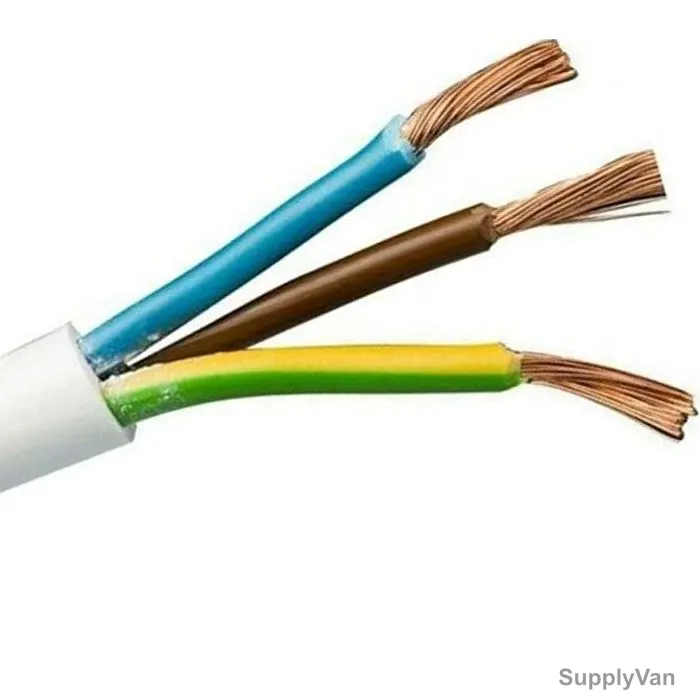 RR Kabel Multicore PVC Flexible Cable, H03VV-F, 3G Conductor, 2.5MM x 100 Yards