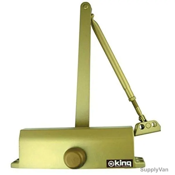 King Door Closer, K-720, Aluminium, Gold