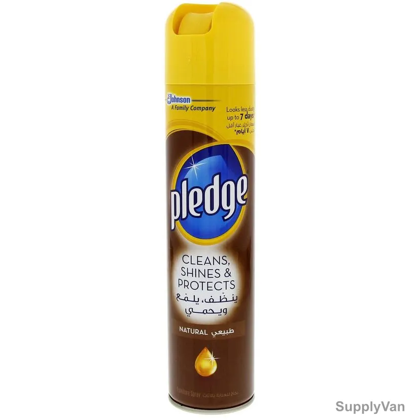 Pledge Furniture Spray, Natural, 400ML