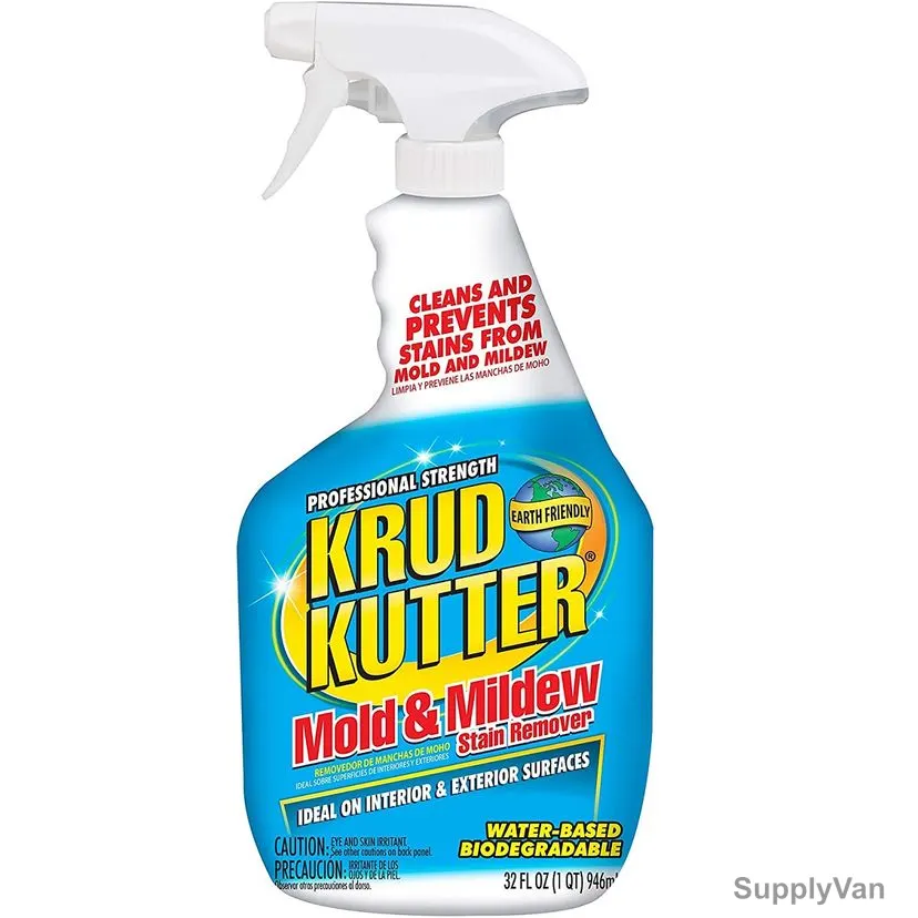 Krud Kutter Professinal Strength Mold and Mildew Stain Remover Spray, MS324, 32 Oz, Clear