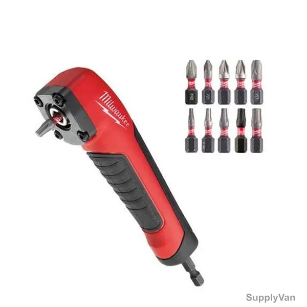 Milwaukee Right Angle Attachment Set, 4932471274, Shockwave, 11 Pcs/Set — image 1