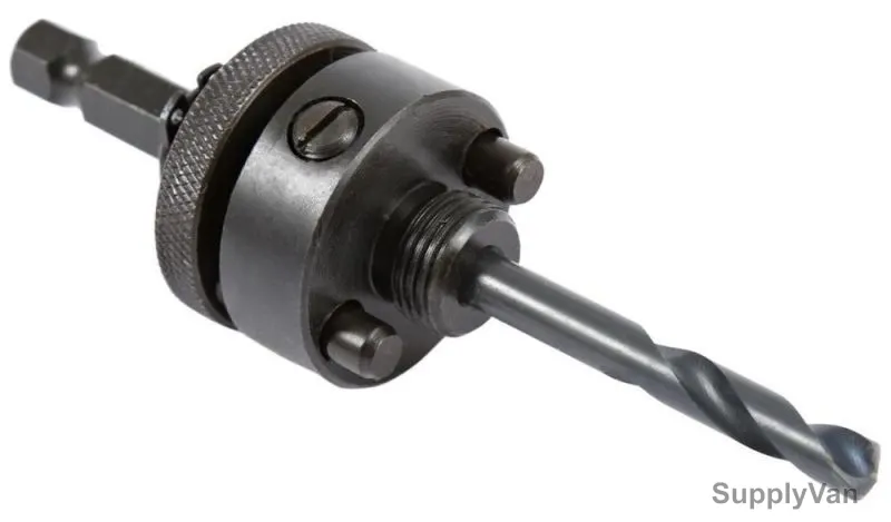 Disston Blu-Mol Hole Saw Arbor With Pilot Drill, 5546, 3/8 Inch