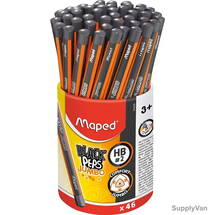 Maped HB Pencil, MD-854059, 10.3MM, 46 Pcs/Pack